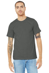 BELLA+CANVAS® Unisex Heather CVC Short Sleeve Tee - Solid Asphalt Blend - 2XL
